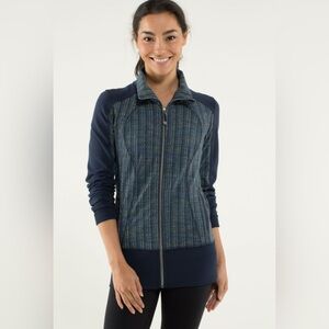 Lululemon Nice Asana Jacket Ziggy Wee August Inkwell